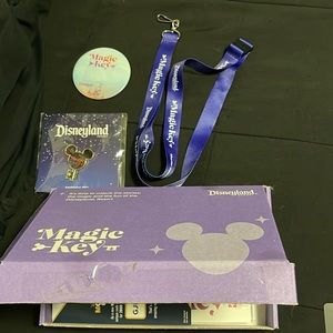 Magic key welcome package includes 2 pins and 1 lanyard 1 magnet